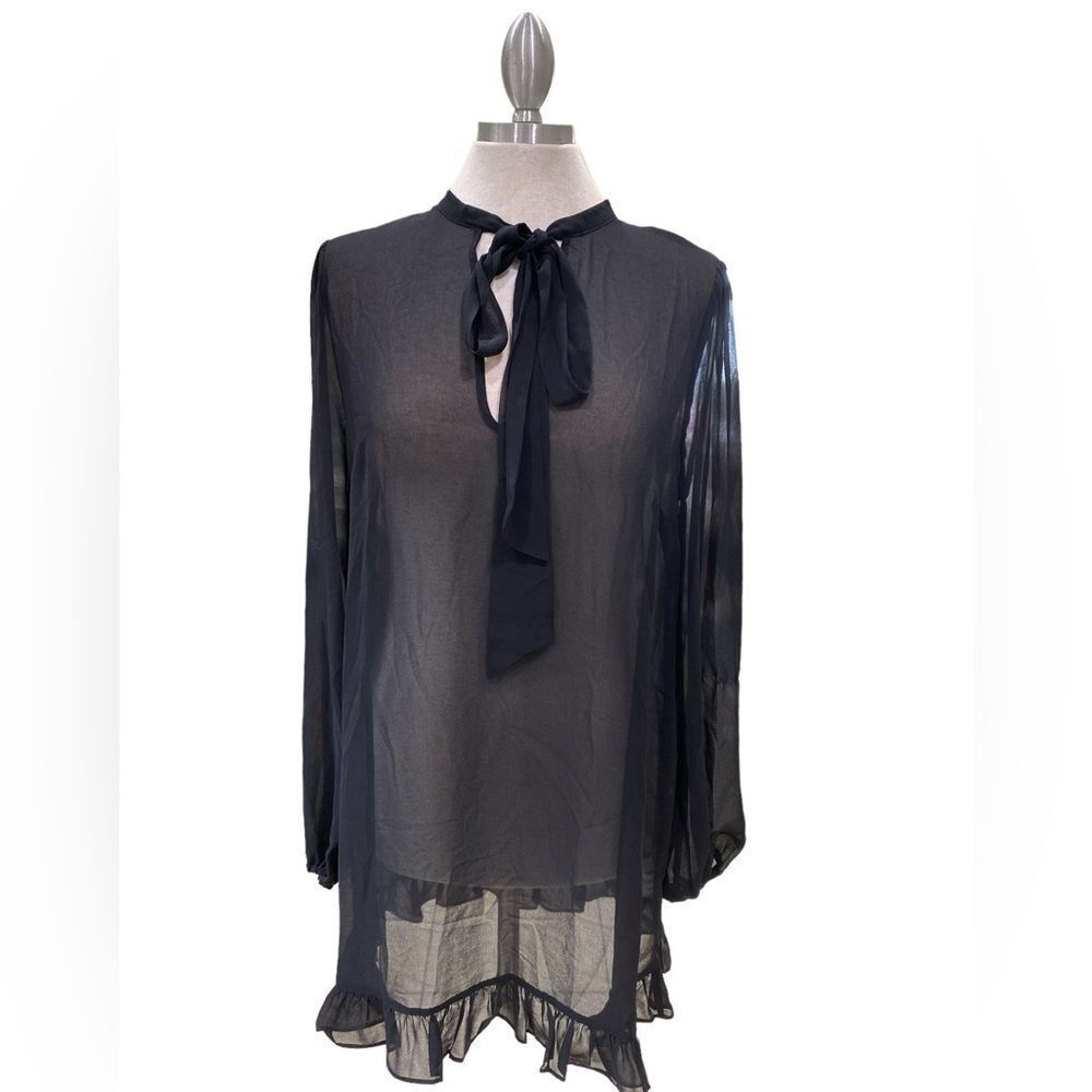 Idyllwind Black Sheer Dress
